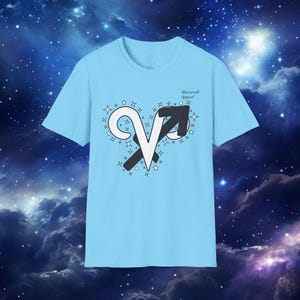 Pary zodiaku Strzelec i Baran Astrologia Unisex Koszulka z Miłosnym Opisem 2