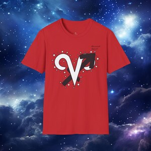 Pary zodiaku Strzelec i Baran Astrologia Unisex Koszulka z Miłosnym Opisem