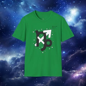 Pary zodiakalne Koziorożec i Strzelec Astrologia Unisex Koszulka z Miłosnym Opisem