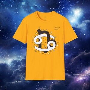 Pary zodiakalne Koziorożec i Rak Astrologia Unisex Koszulka z Miłosnym Opisem