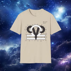 Koszulka unisex z motywem zodiaku Baran i Waga z astrologią i miłością Opis
