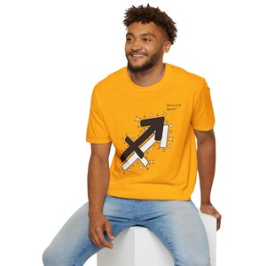 Pary zodiaku Strzelec i Strzelec Astrologia Unisex Koszulka z Miłosnym Opisem 2