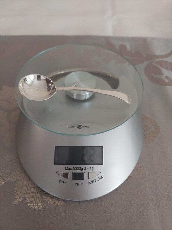 925スターリングシルバーティースプーン：コレクター向け銀食器、12cm