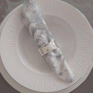 Serviettenhalter aus 925er Sterlingsilber, einzigartige Geschenke, Zuhause, Dekor, Abendessen Servietten, Besteck, Besteck, Hochzeit, Küche, für Tisch, Weihnachten