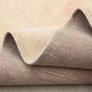 2x5 Beige Vintage Rug, 2x5 Red Oushak Rug, Vintage Oushak Rug, Bohemian Rug, Bedroom, Bathroom, Livingroom, Entry Rug,Neutral Rug 1.7x4.7 Ft
