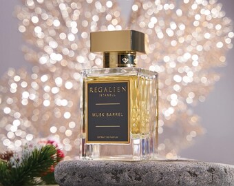 Perfume de ámbar especiado / Eau de Parfum oriental de larga duración / Aroma cálido de almizcle amaderado