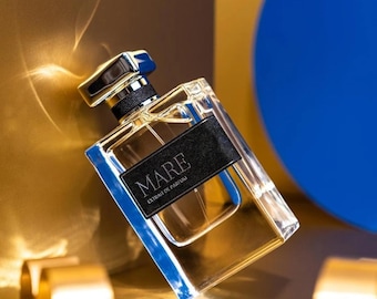 Marine Woody Men's Perfume: Lemon, Iris, Amber - 50ml Niche Fragrance