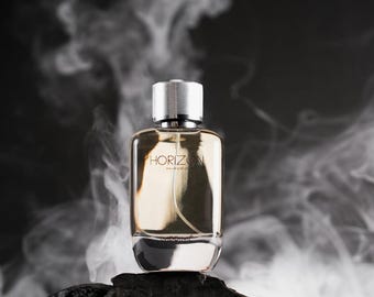 Perfumy męskie o korzennym, drzewnym zapachu | Długotrwała woda kolońska z bursztynem i piżmem | Elegancki zapach cynamonu i cedru