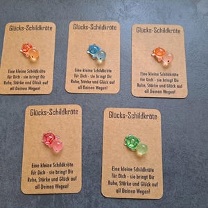Glücksbringer Schildkröte, Silvester, Geburtstag, Einschulung, Gastgeschenk