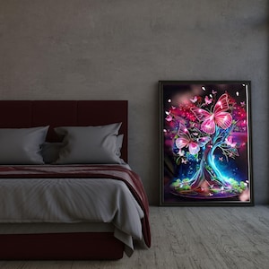 Diy Abstratct wall art, Canvas Painting set, Floral Painting, Acrrylic paint for beginners,Canvas painting kit, Easy canvas art