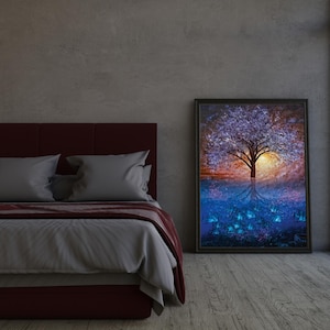 Diy Abstratct wall art, Canvas Painting set, Floral Painting, Acrrylic paint for beginners,Canvas painting kit, Easy canvas art