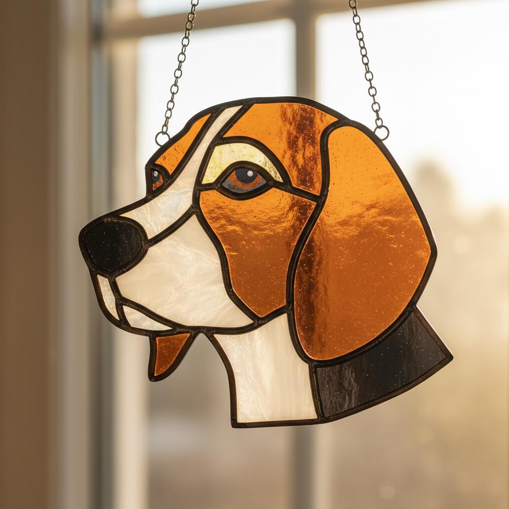 Beagle Stained Glass Pattern - Etsy