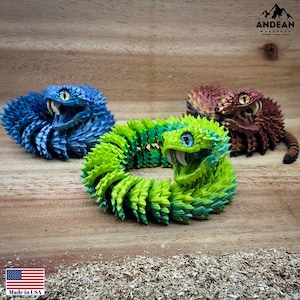 3D Printed Fidget Snake