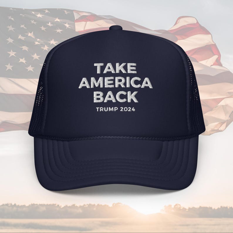 Take America Back Hat Trump 2024 Trucker Hat Make America Great Again Trump for President Gifts for Dad Republican Merch Gift Patriotic Cap