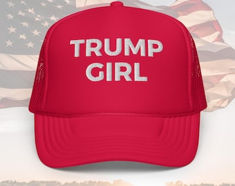 Gorra de niña Trump Gorra de camionero Trump 2024 Make America Great Again Trump para presidente Regalos para mamá Merchandising republicano Regalo MAGA Mujeres para Trump