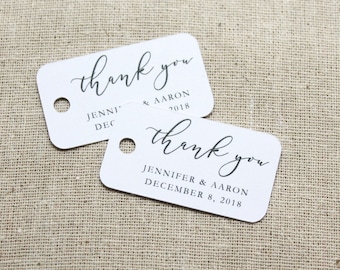 Thank You Tags | Thank You Favor Tags | Wedding Favors | Bridal Shower Favor | Baby Shower Favor | Party Favor | Favor Tags | Gift Tag (005)