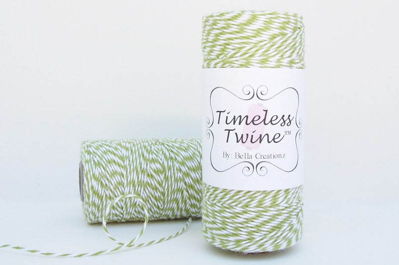 Olive Green Bakers Twine by Timeless Twine Goes GREAT with Stampin Up Old Olive image 2