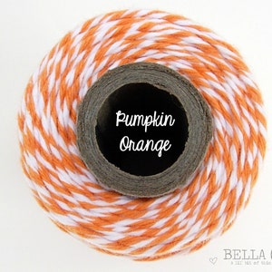 Pumpkin Orange Bakers Twine - TIMELESS TWINE