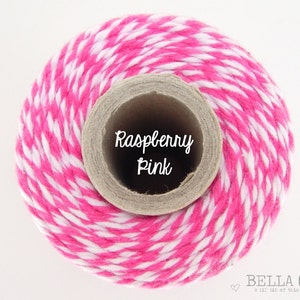Raspberry Pink Bakers Twine by Timeless Twine
