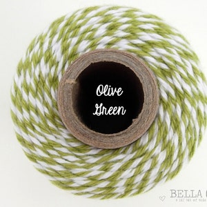 Olive Green Bakers Twine by Timeless Twine Goes GREAT with Stampin Up Old Olive image 1