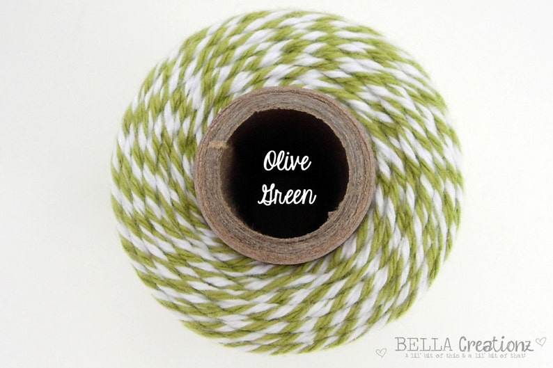 Olive Green Bakers Twine by Timeless Twine Goes GREAT with Stampin Up Old Olive image 1