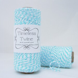 Aqua Blue Bakers Twine by Timeless Twine image 2