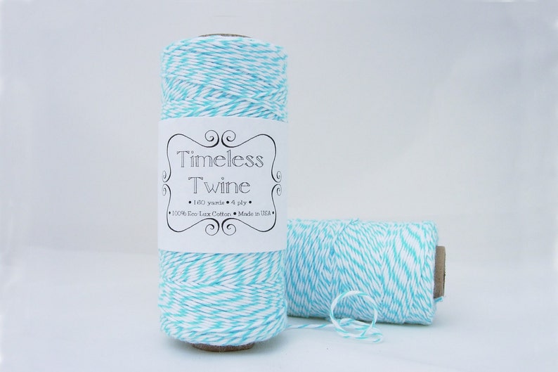 Aqua Blue Bakers Twine by Timeless Twine image 2