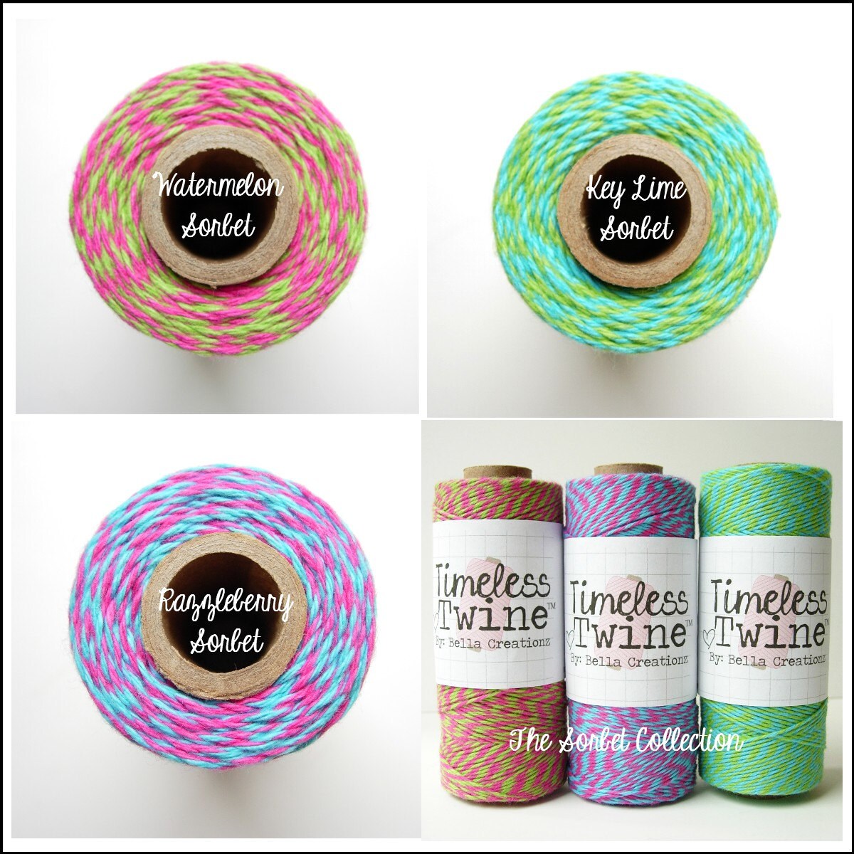 VENTA Sorbet Collection Bakers Twine de Timeless Twine Etsy España