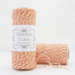 Pumpkin Orange Bakers Twine TIMELESS TWINE image 2