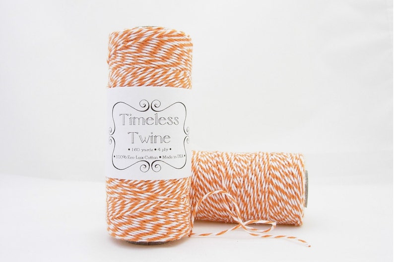 Pumpkin Orange Bakers Twine TIMELESS TWINE image 2