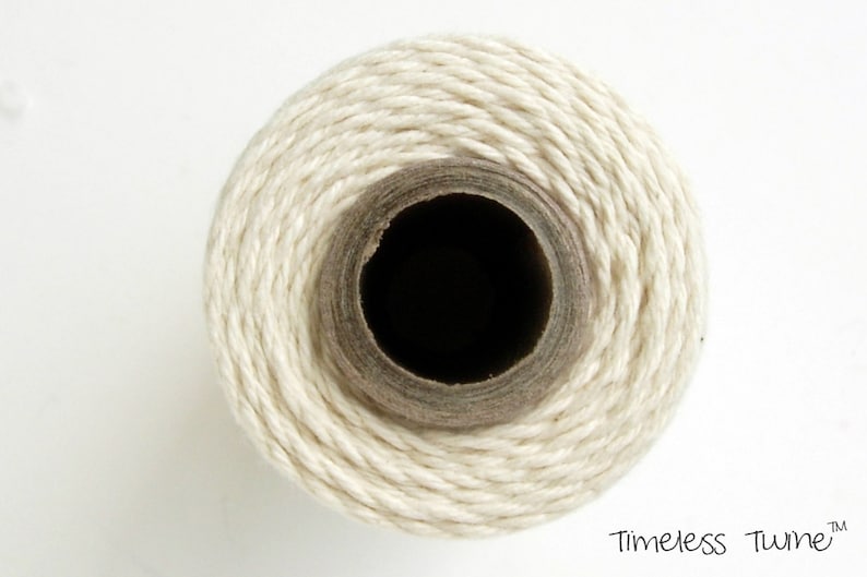 SALE Natural White Twine by Timeless Twine 1 Spool 160 Yards image 1