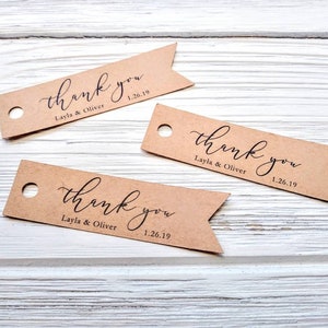 Thank You Tags | Thank You Favor Tags | Wedding Favors | Bridal Shower Favor | Baby Shower Favors | Favor Tags l Custom Tags(019)