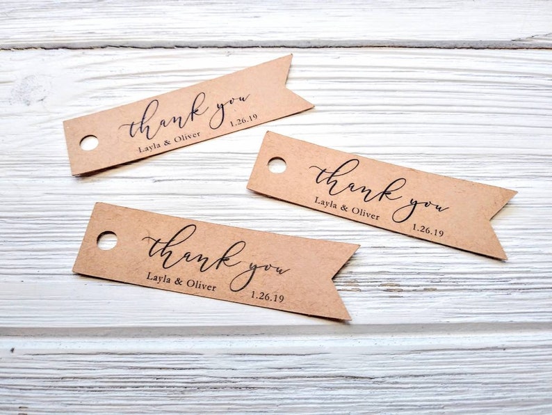 Thank You Tags Thank You Favor Tags Wedding Favors Bridal Shower Favor Baby Shower Favors Favor Tags l Custom Tags019 image 1