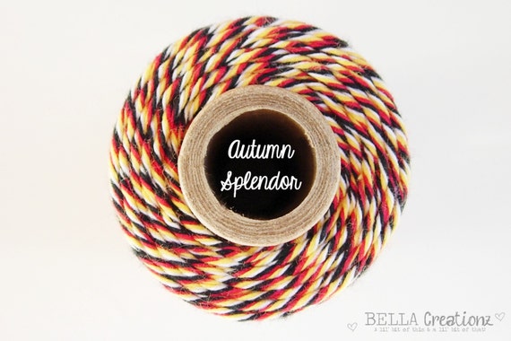 Autumn Splendor Bakers Twine by Timeless Twine  - Fall Bakers Twine - 1 Spool (160 Yards)