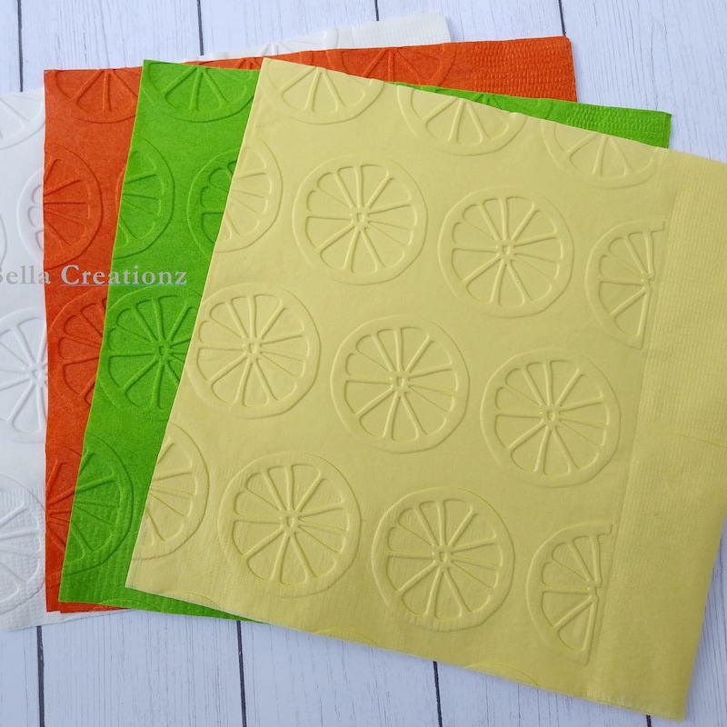 Botanical Lemon Napkins