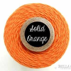 Solid Orange Bakers Twine by Timeless Twine