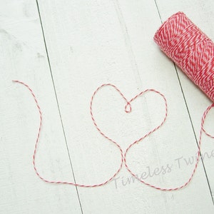 Valentine's Day Bakers Twine by Timeless Twine Strawberry Cupcake Valentine's Twine image 3