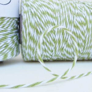 Olive Green Bakers Twine by Timeless Twine Goes GREAT with Stampin Up Old Olive image 3