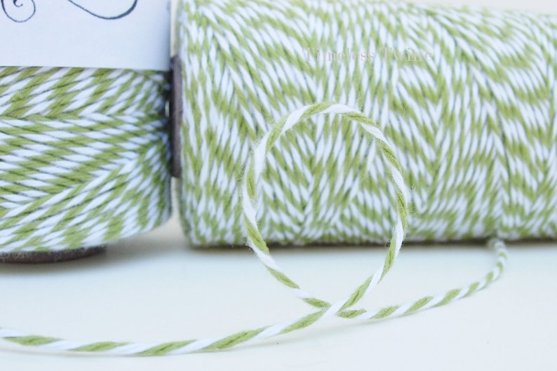 Olive Green Bakers Twine by Timeless Twine Goes GREAT with Stampin Up Old Olive image 3