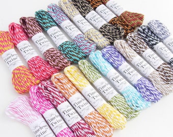 Bakers Twine by Timeless Twine - 10 yd Single Bundles