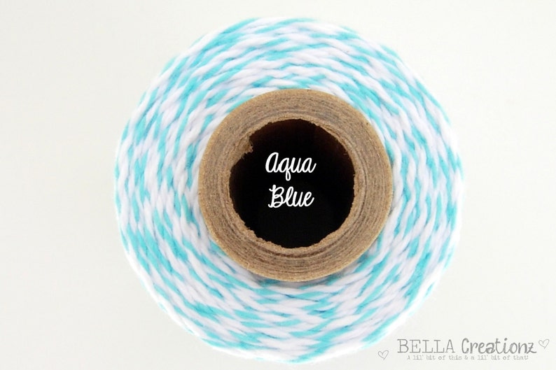 Aqua Blue Bakers Twine by Timeless Twine image 1