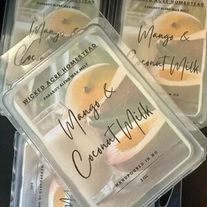 Mango & Coconut Milk ~ Strong Scented Wax Melt