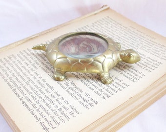 Handmade Nautical Magnifying Glass Turtle Magnifier Collectible Lens Gift Item