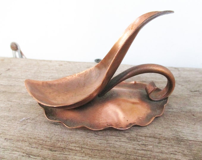 Vintage Copper Pipe Stand Vintage Gregorian Copper Pipe Rest Etsy