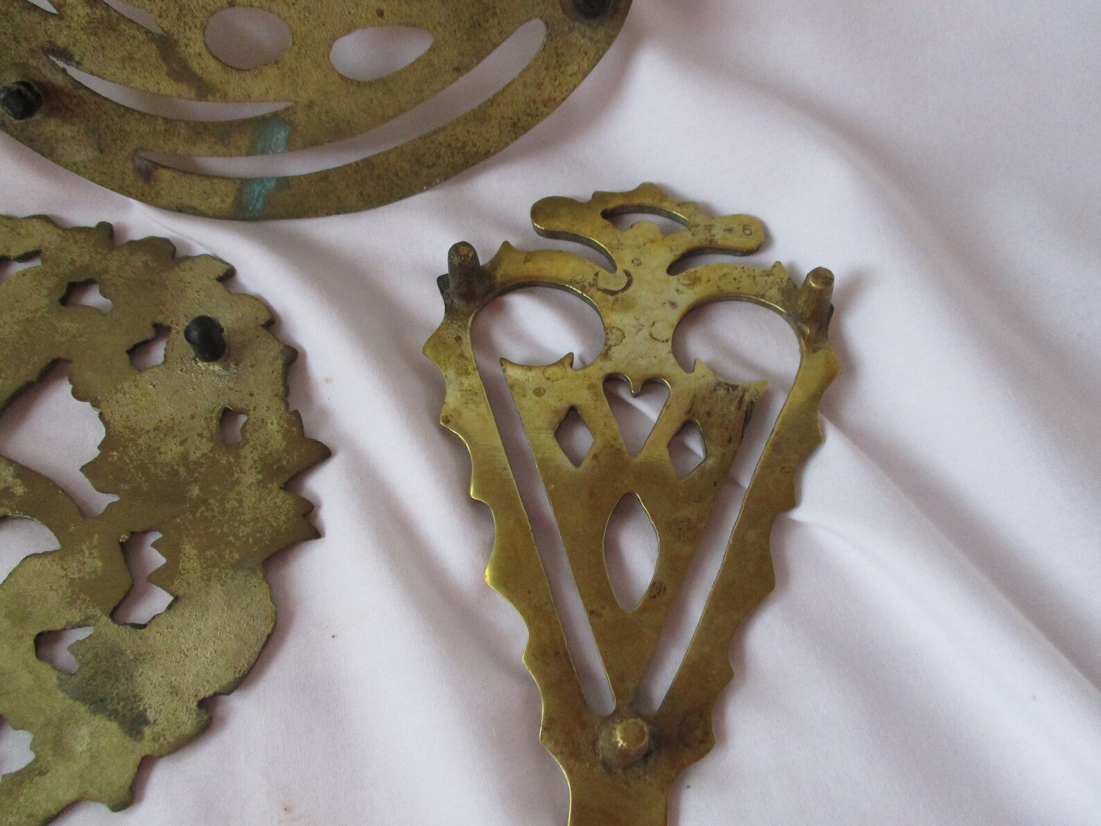 Vintage Brass Trivets Home and Living Vintage Collection Brass Etsy