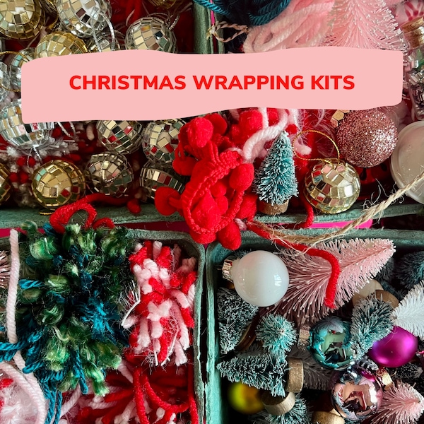 Curated Christmas Gift Wrapping Kit & Toppers