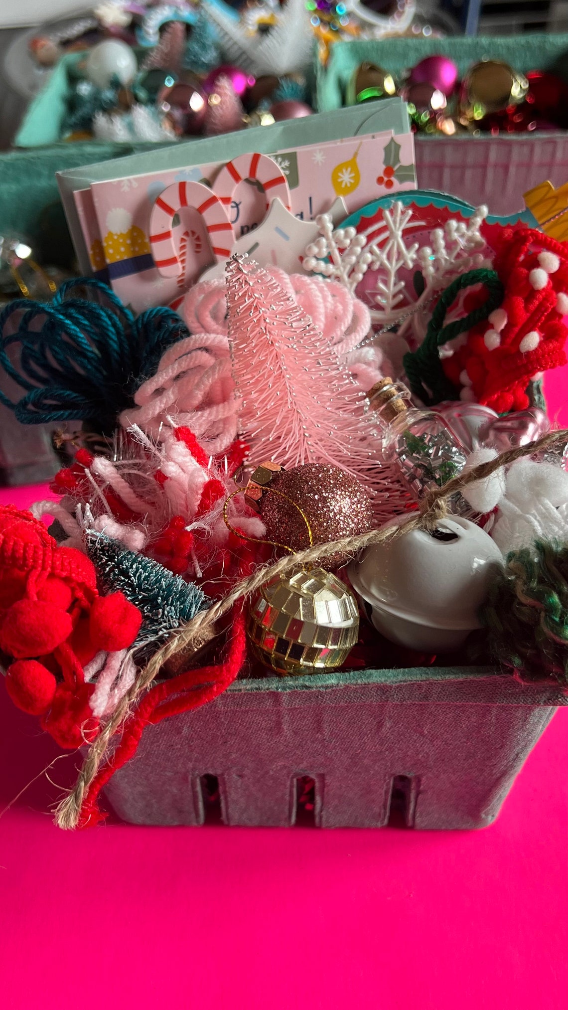 Curated Christmas Gift Wrapping Kit & Toppers Etsy