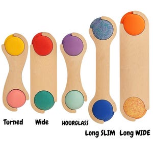 Tabla de equilibrio para Stapelstein®, puentes de madera contrachapada, Balancierbrett Balanciersteine, escalones