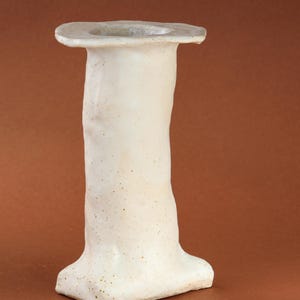 Handmade Chamotte Clay Vase | Rustic Ceramic Flower Vase | Unique Textured Pottery | Wabi Sabi Decor | Free Shipping from Ukraine