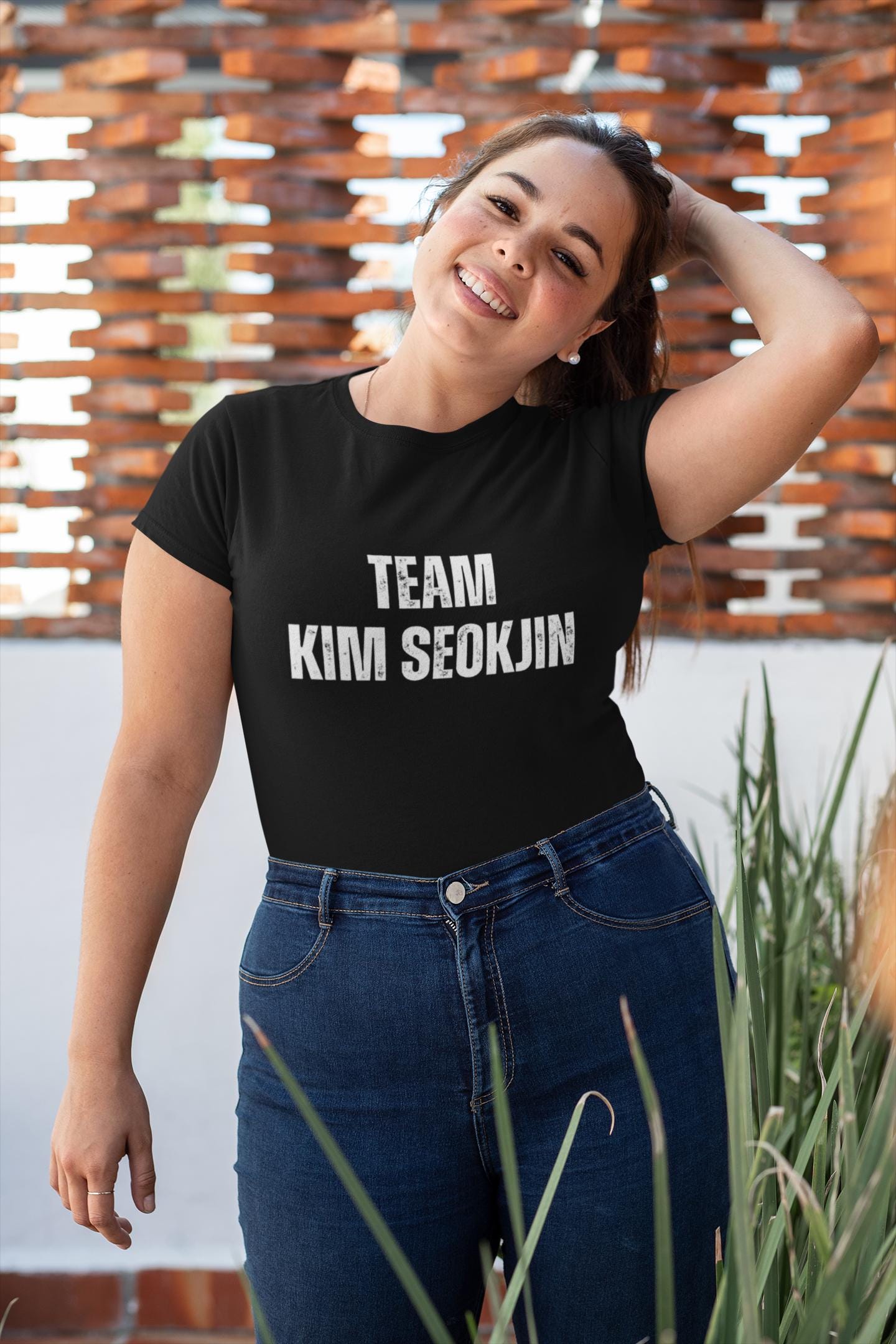 BTS Jin Team Kim Seokjin 長袖Tシャツ・L黒・新品 BTS Jin Team Kim Seokjin 長袖Tシャツ・L黒・新品 BTS | Jin L/S Tee